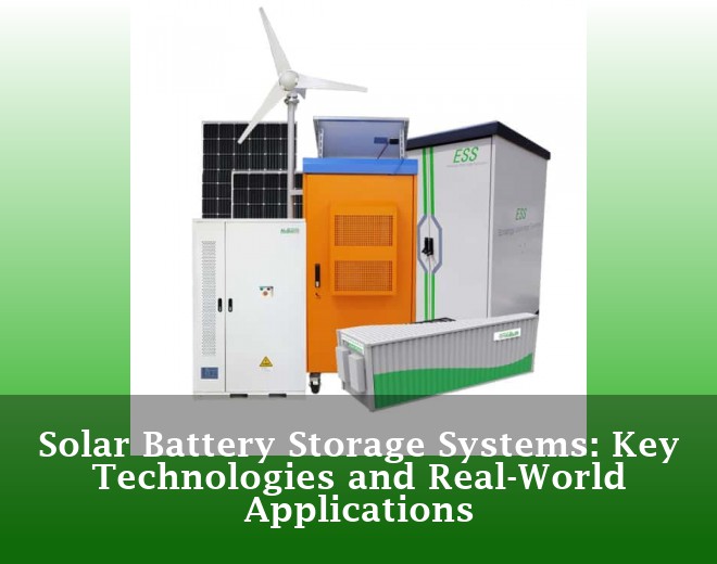 Solar Battery Storage Systems: Key Technologies and Real-World Applications